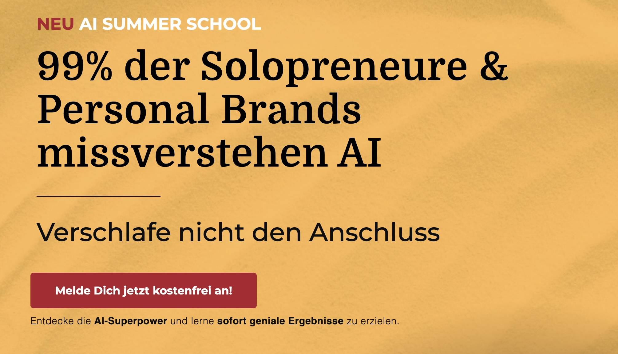 AI Summer School von Sebastian Maier